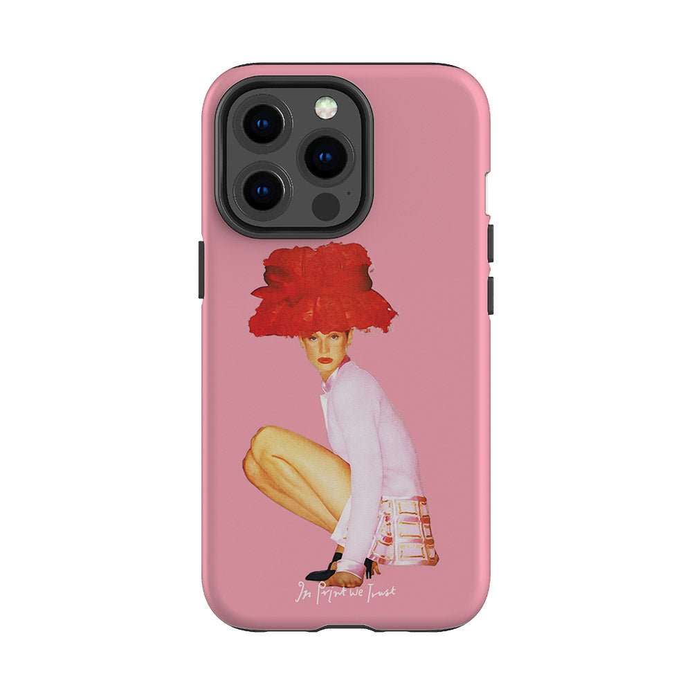 really big hat tough iPhone case - In Print We Trust