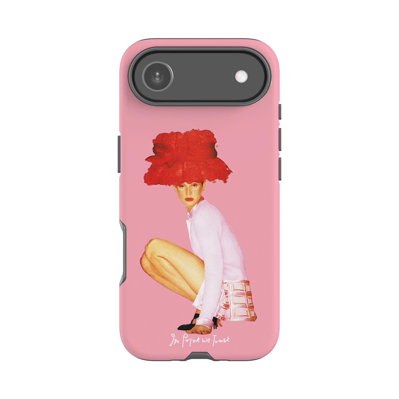 really big hat tough iPhone case - In Print We Trust