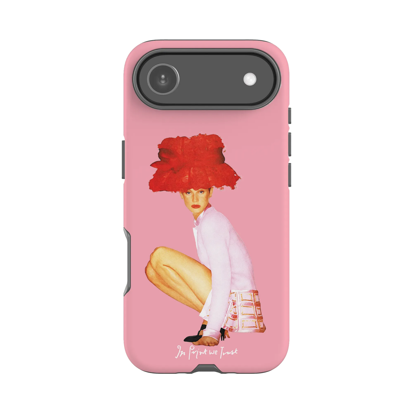 really big hat tough iPhone case - In Print We Trust