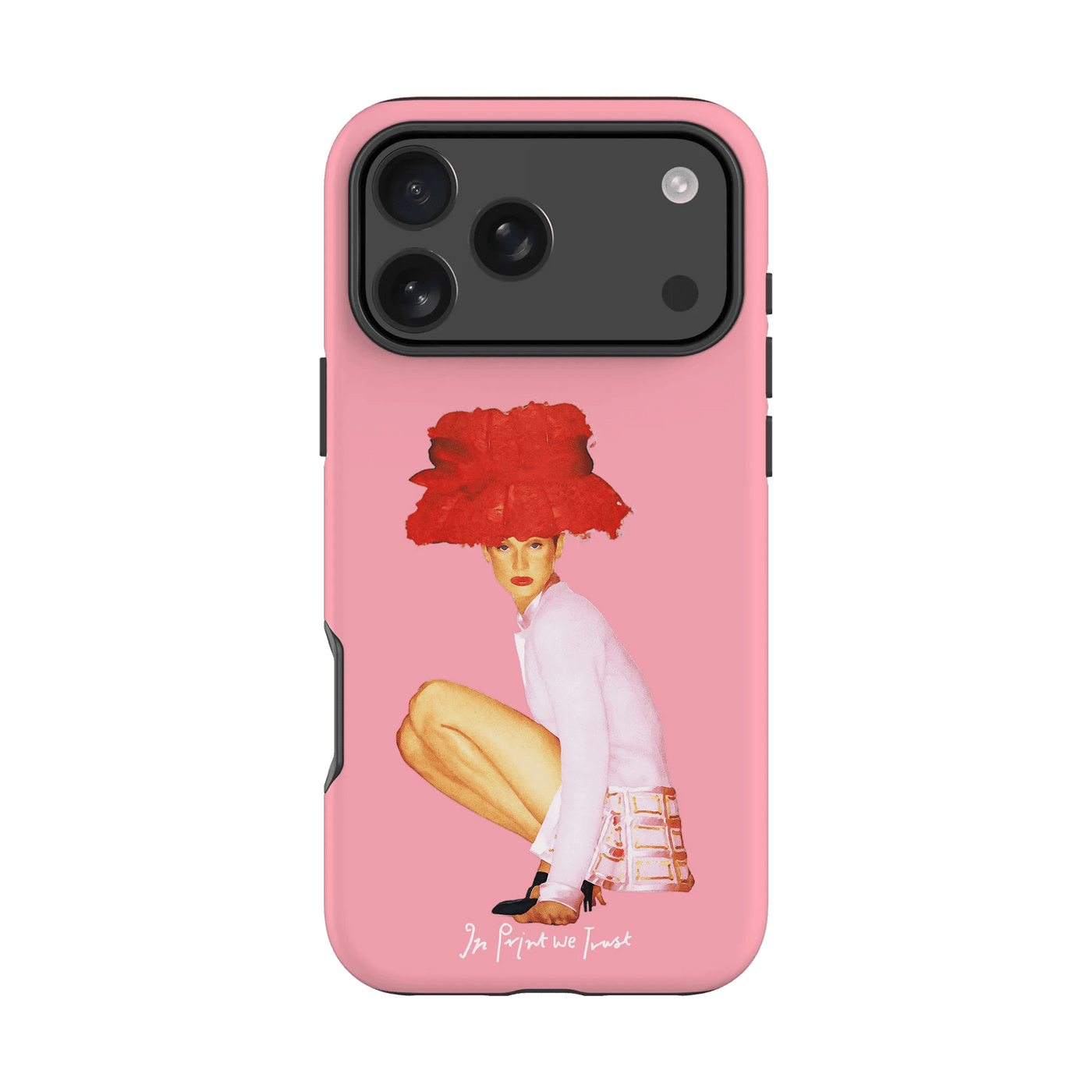 really big hat tough iPhone case - In Print We Trust