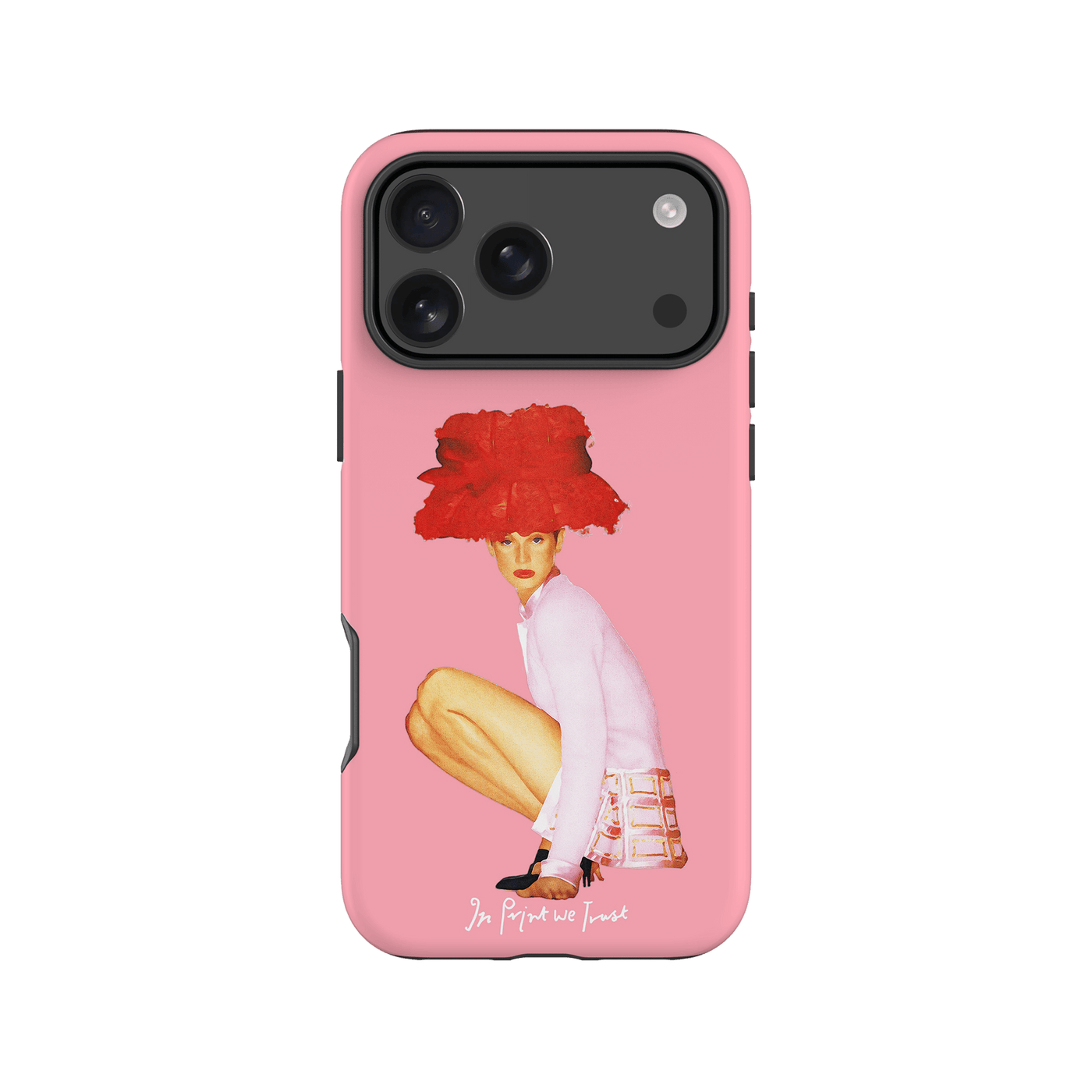 really big hat tough iPhone case - In Print We Trust