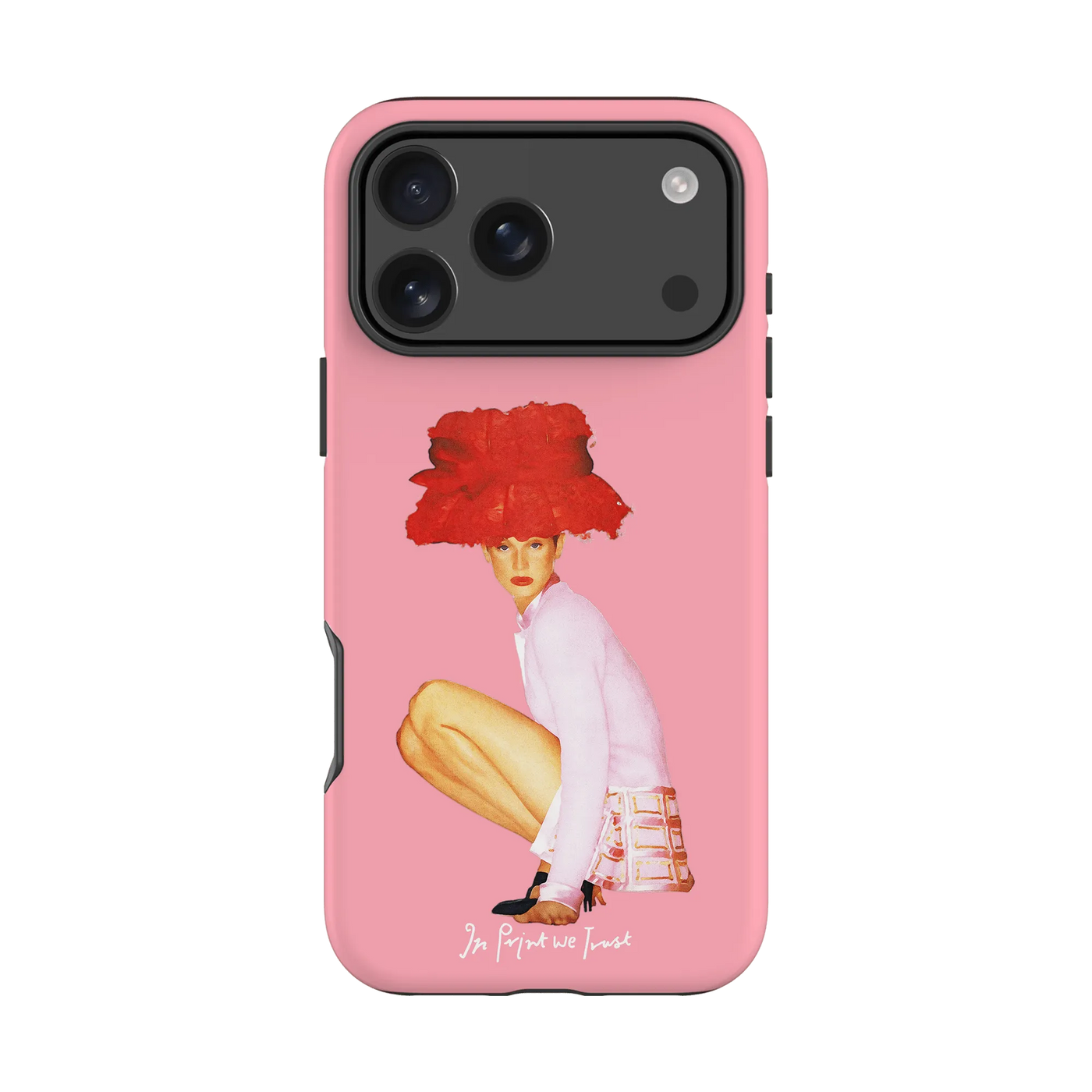 really big hat tough iPhone case - In Print We Trust