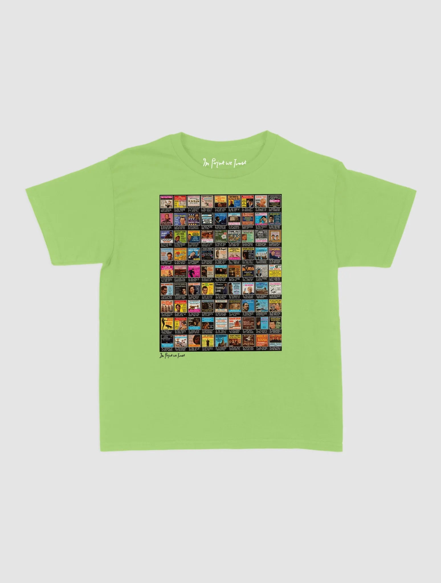 records baby tee - In Print We Trust