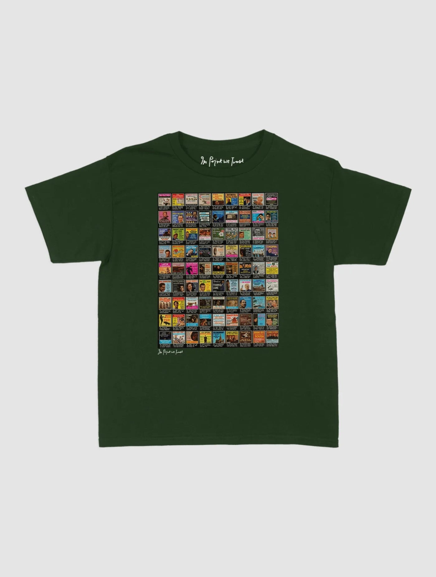 records baby tee - In Print We Trust