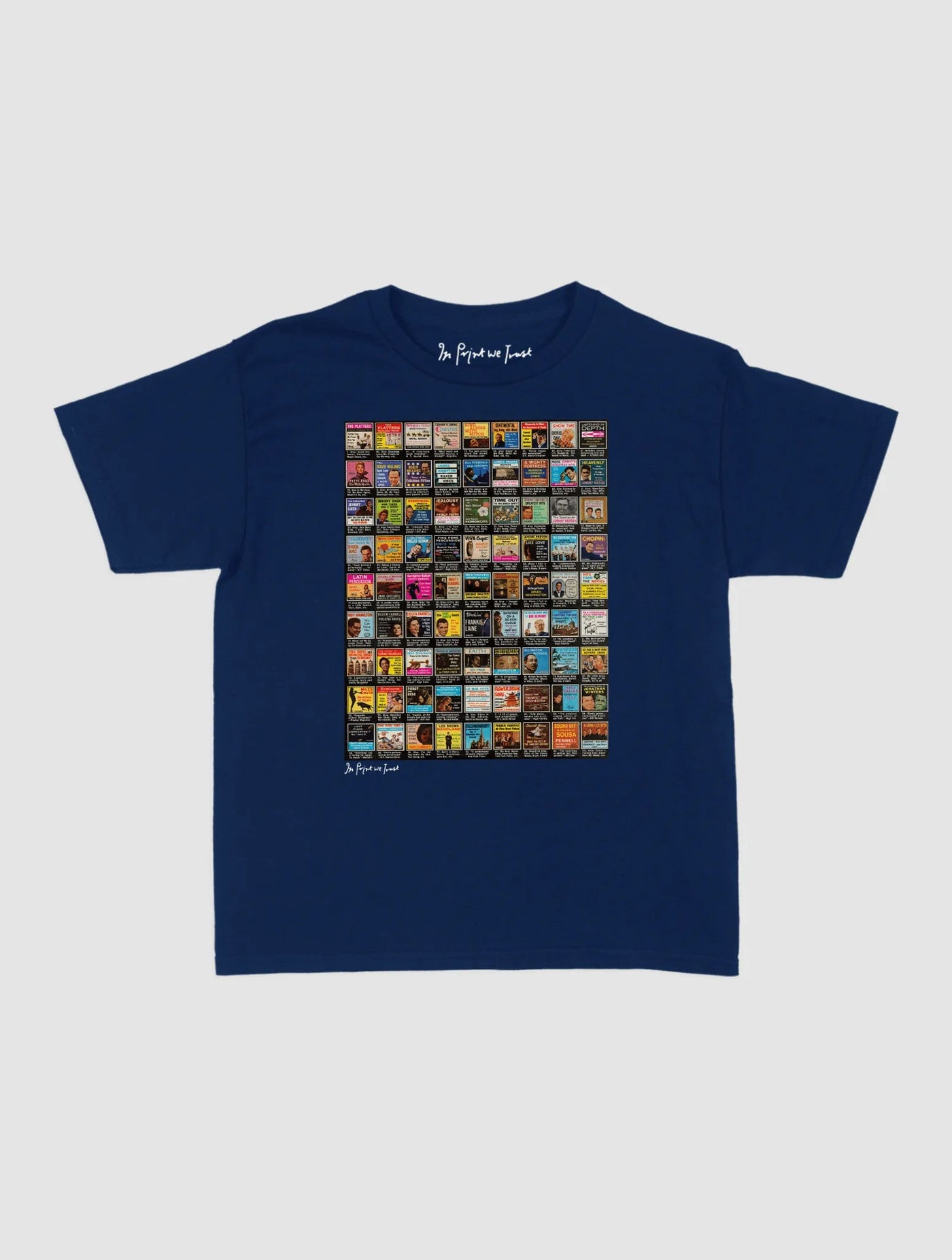 records baby tee - In Print We Trust