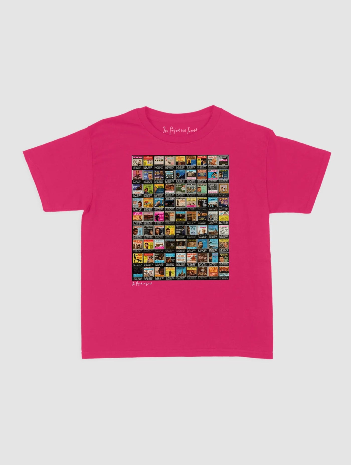 records baby tee - In Print We Trust