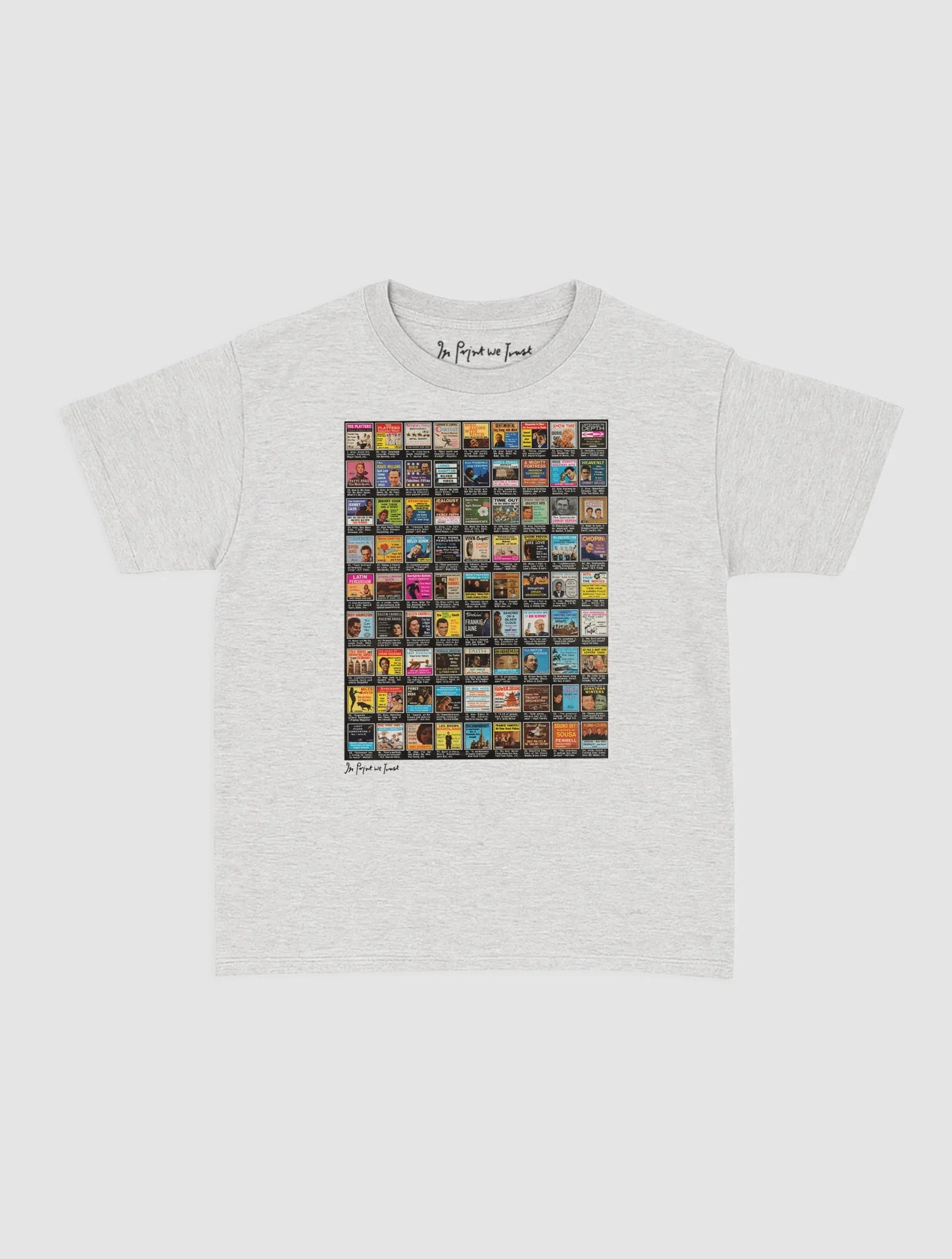 records baby tee - In Print We Trust