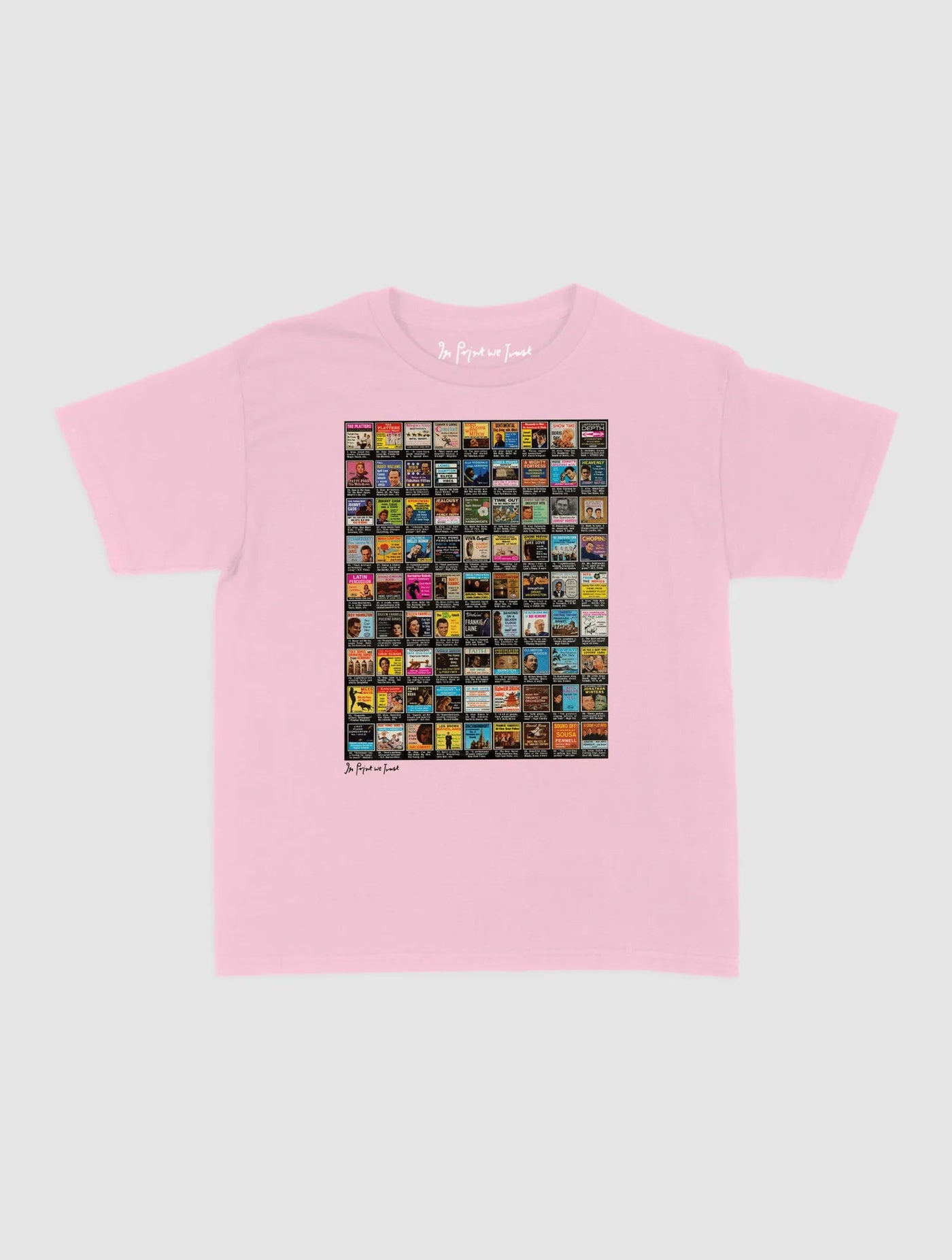 records baby tee - In Print We Trust