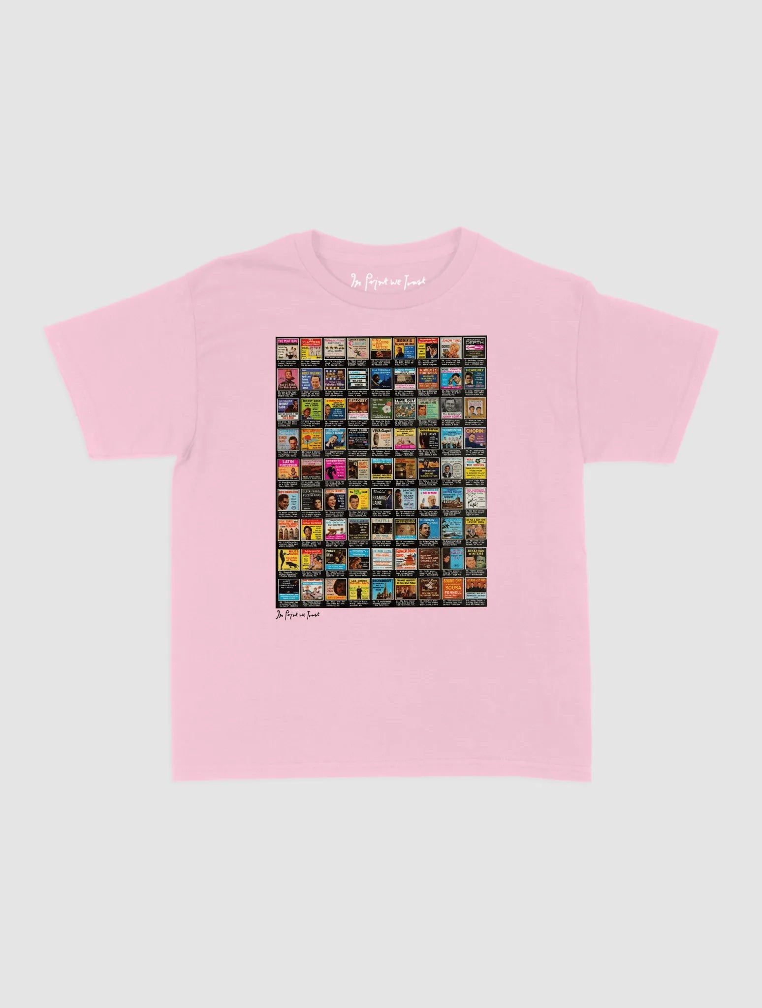 records baby tee - In Print We Trust