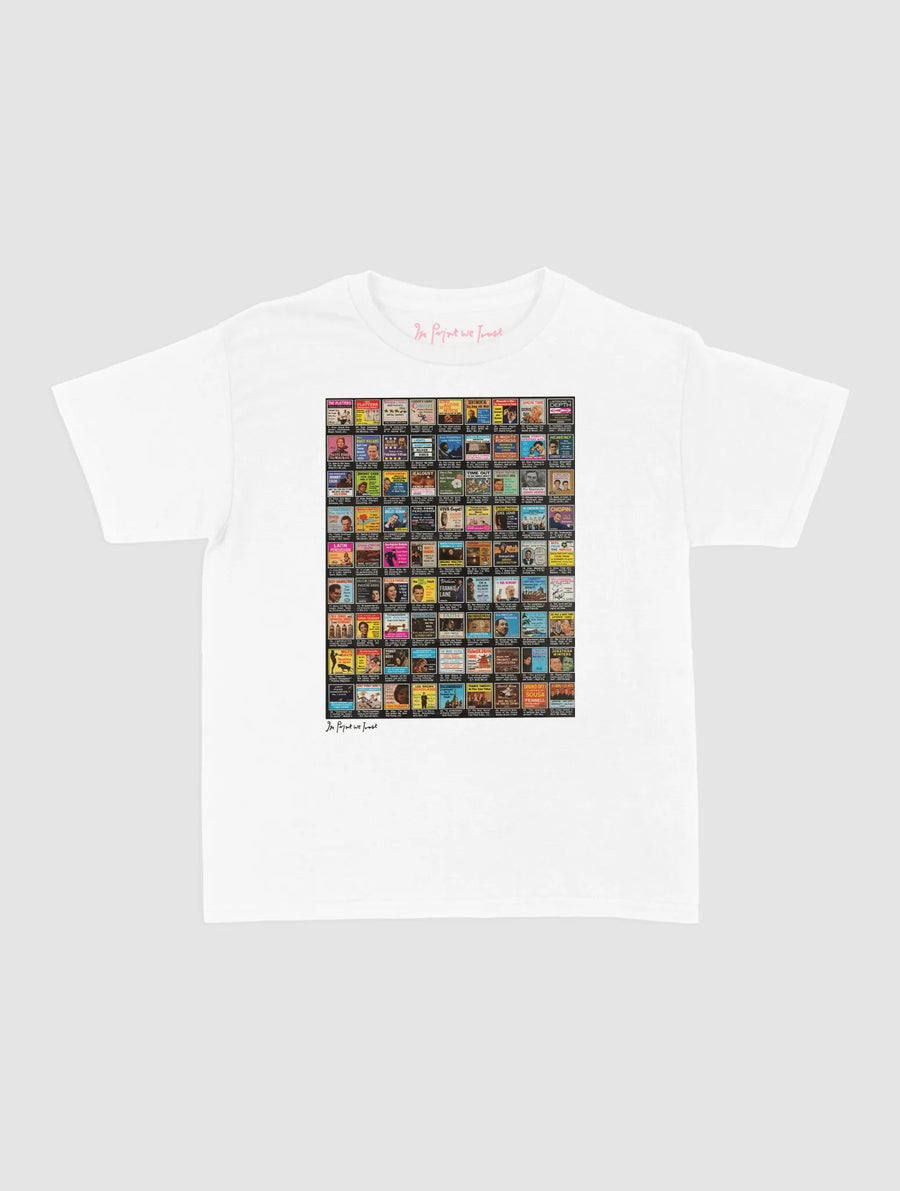 records baby tee - In Print We Trust