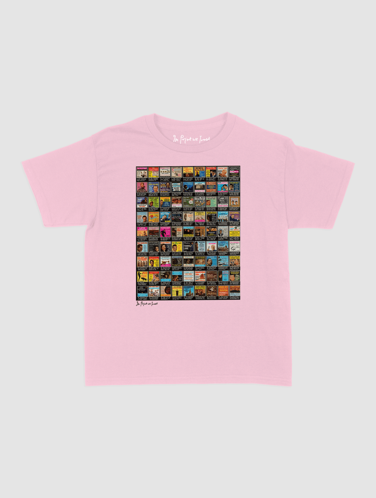 records baby tee - In Print We Trust