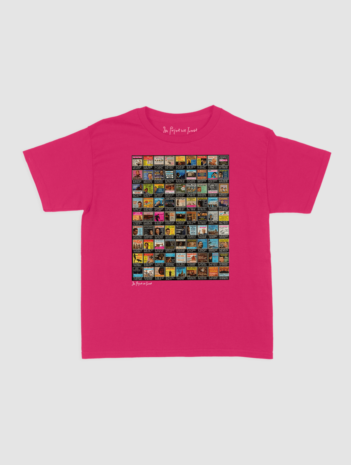 records baby tee - In Print We Trust