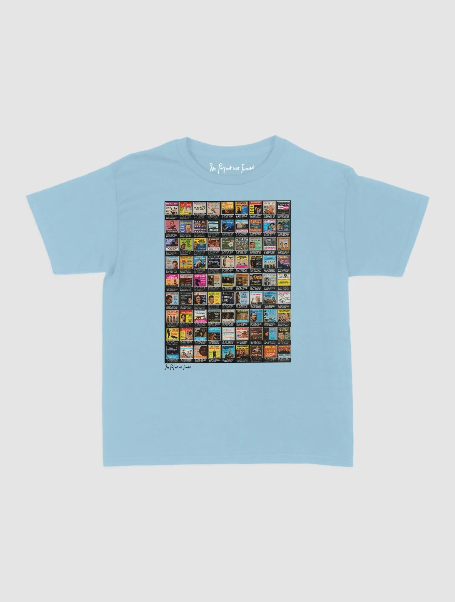 records baby tee - In Print We Trust