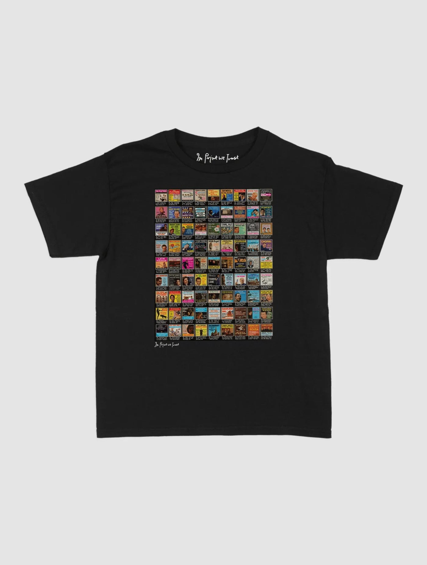 records baby tee - In Print We Trust