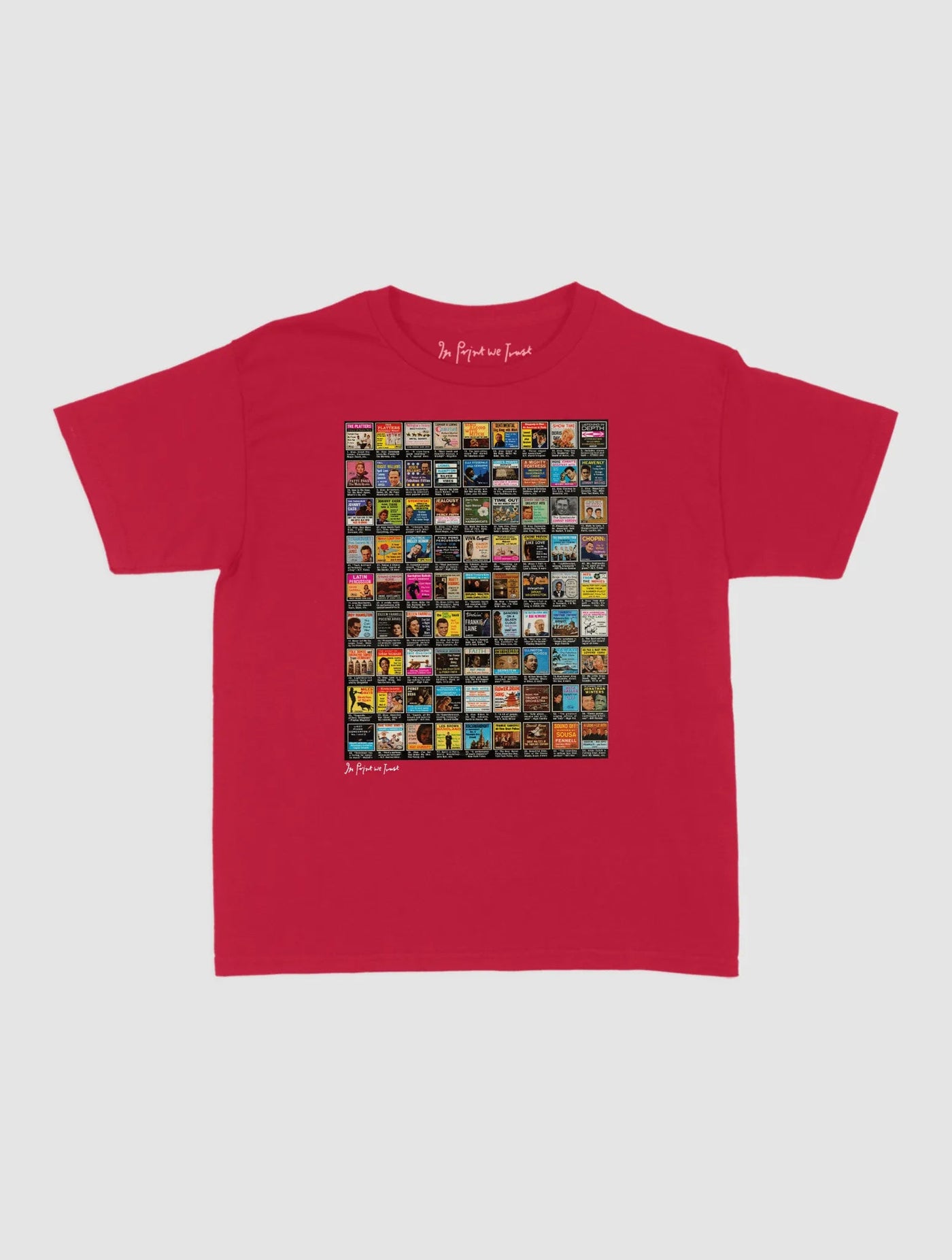 records baby tee - In Print We Trust