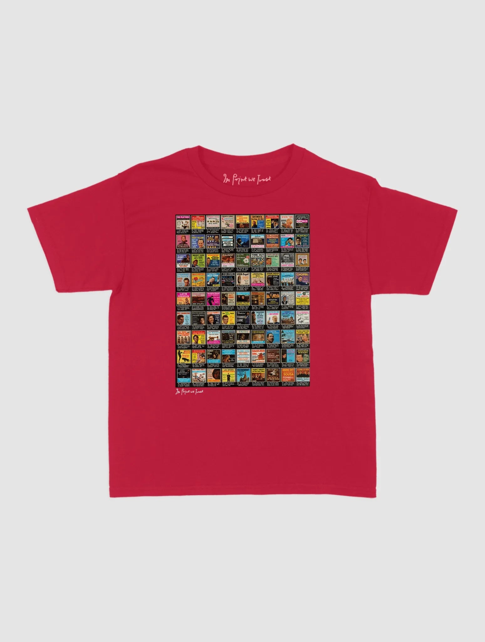 records baby tee - In Print We Trust