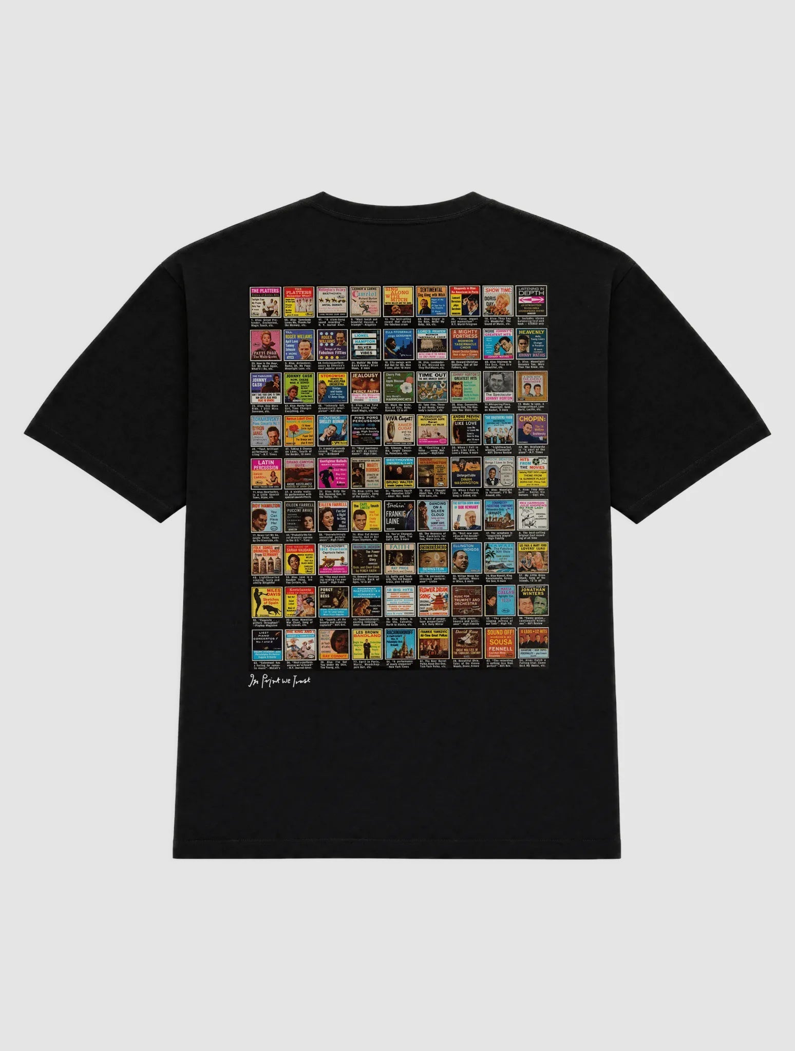 records heavyweight tee - In Print We Trust