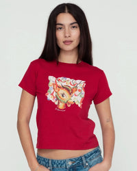 reindeer baby tee - In Print We Trust