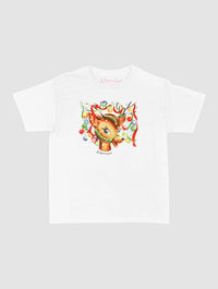reindeer baby tee - In Print We Trust
