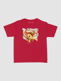 reindeer baby tee - In Print We Trust