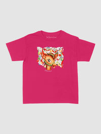 reindeer baby tee - In Print We Trust