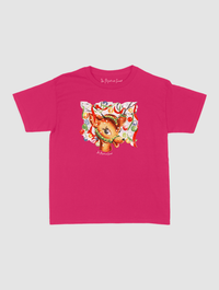 reindeer baby tee - In Print We Trust
