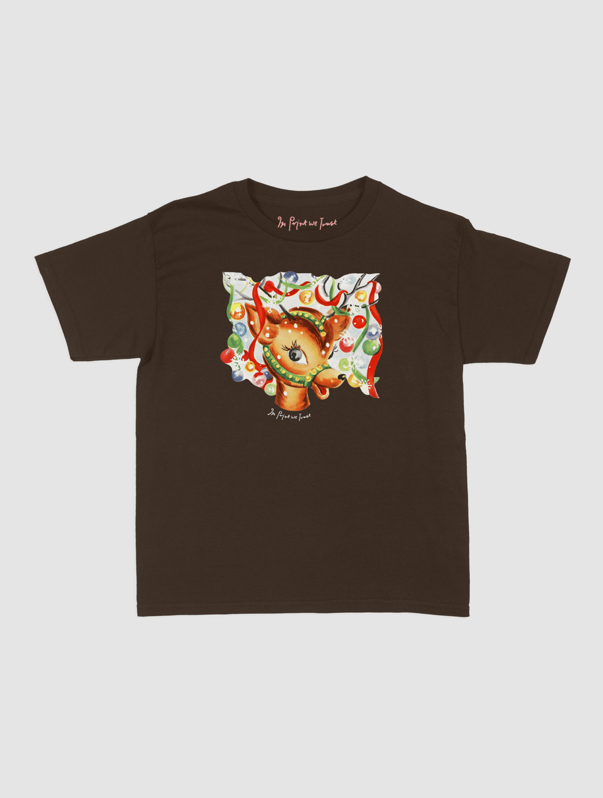 reindeer baby tee - In Print We Trust