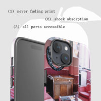 relax tough iPhone case - In Print We Trust