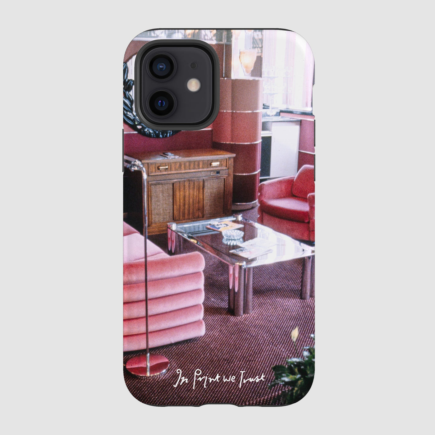 relax tough iPhone case - In Print We Trust