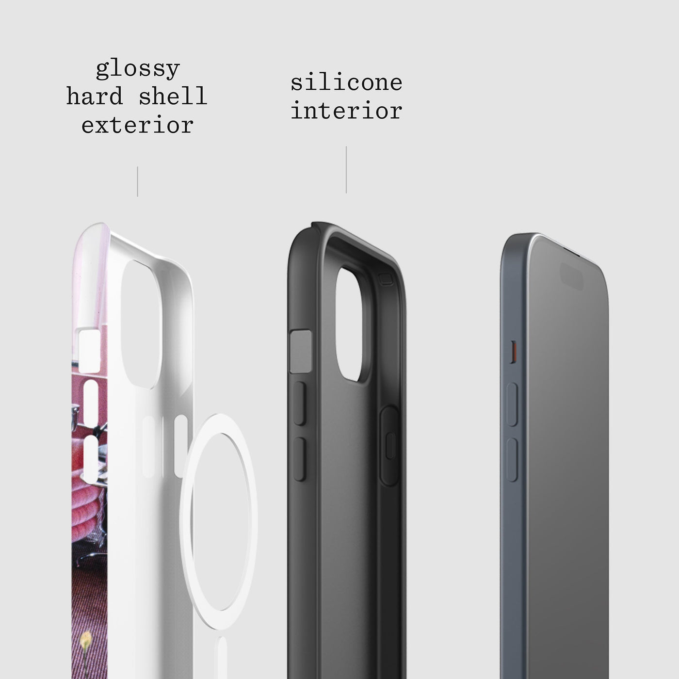 relax tough iPhone case - In Print We Trust