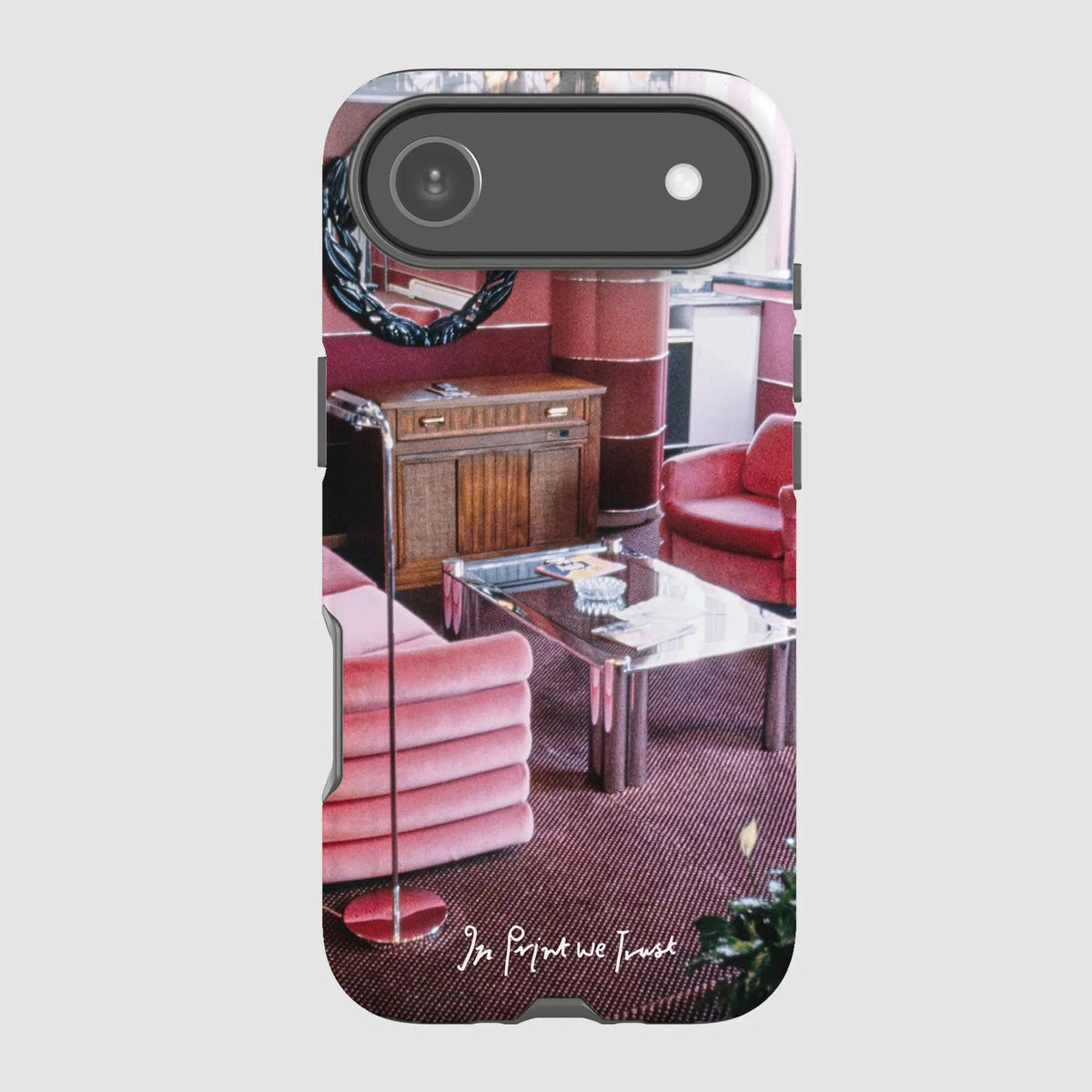 relax tough iPhone case - In Print We Trust