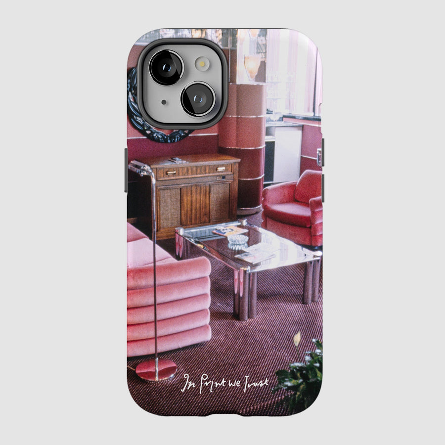 relax tough iPhone case - In Print We Trust