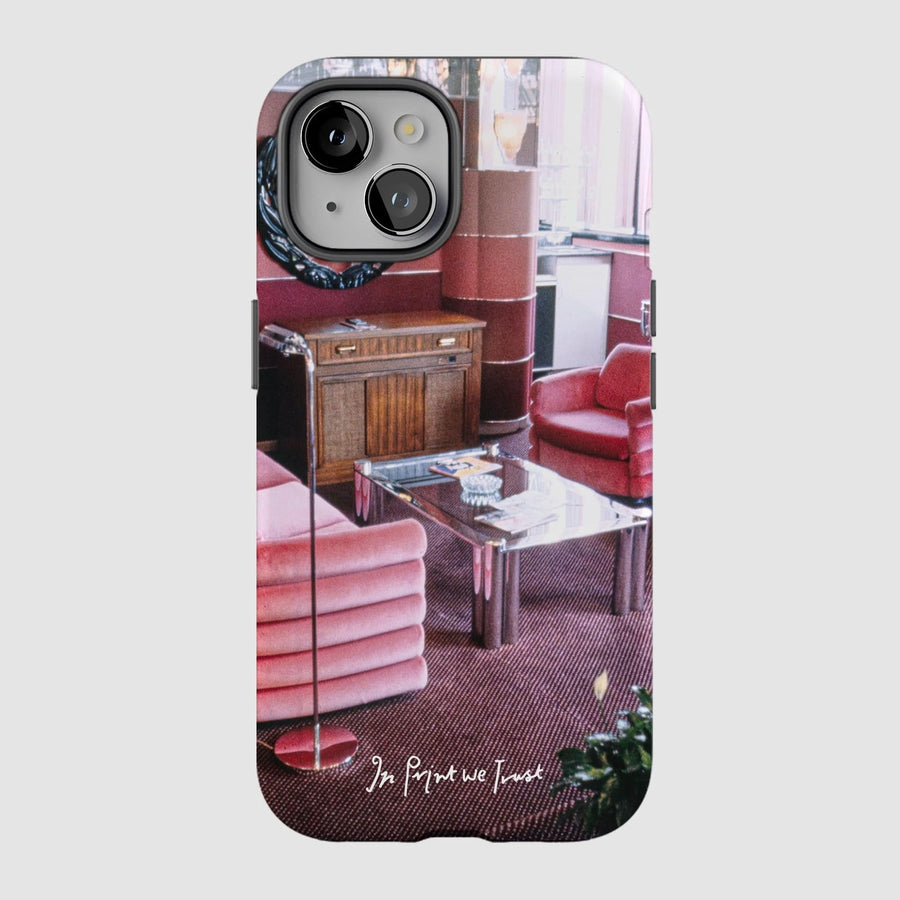 relax tough iPhone case - In Print We Trust