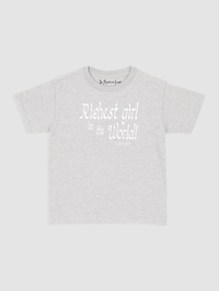 richest girl baby tee - In Print We Trust