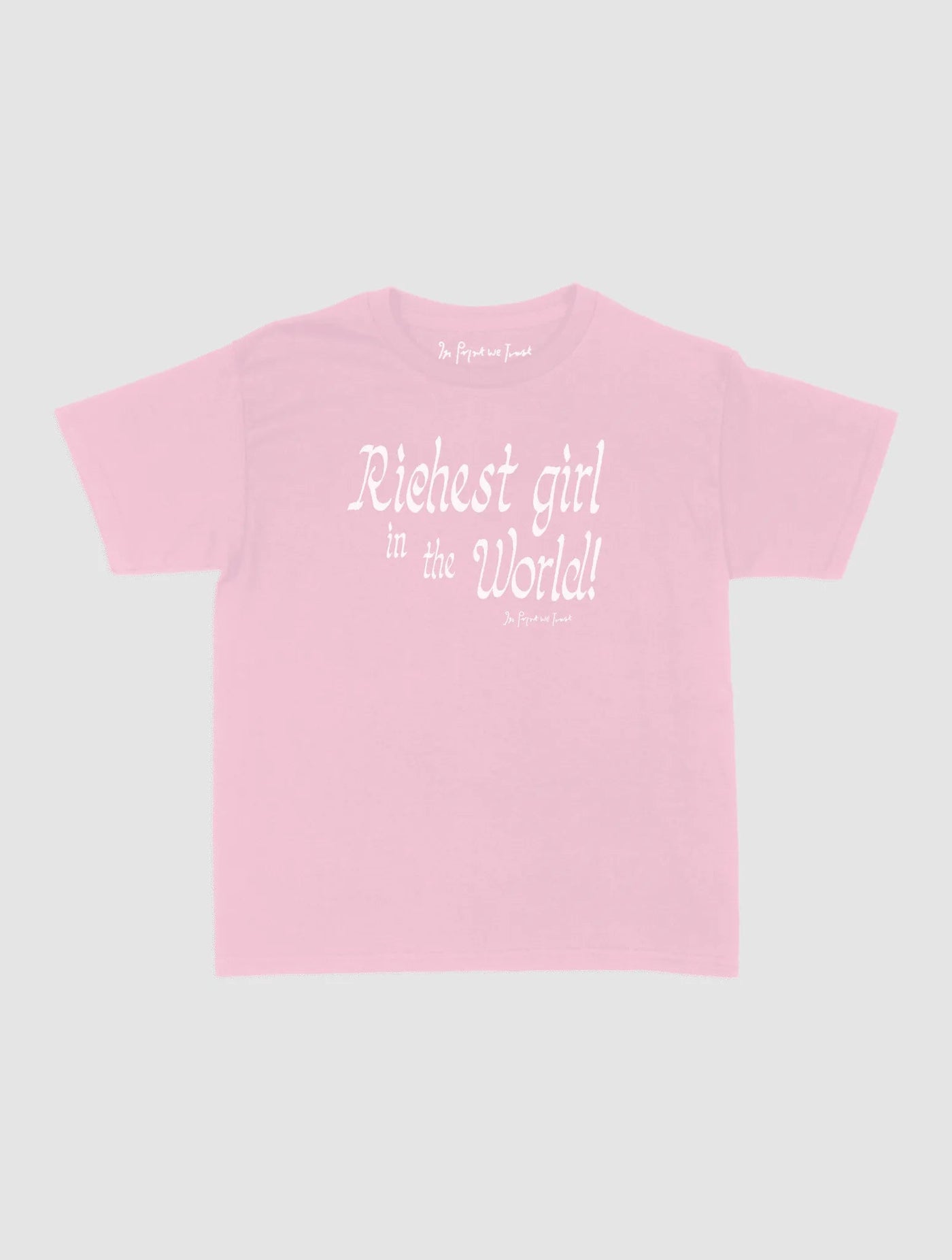 richest girl baby tee - In Print We Trust