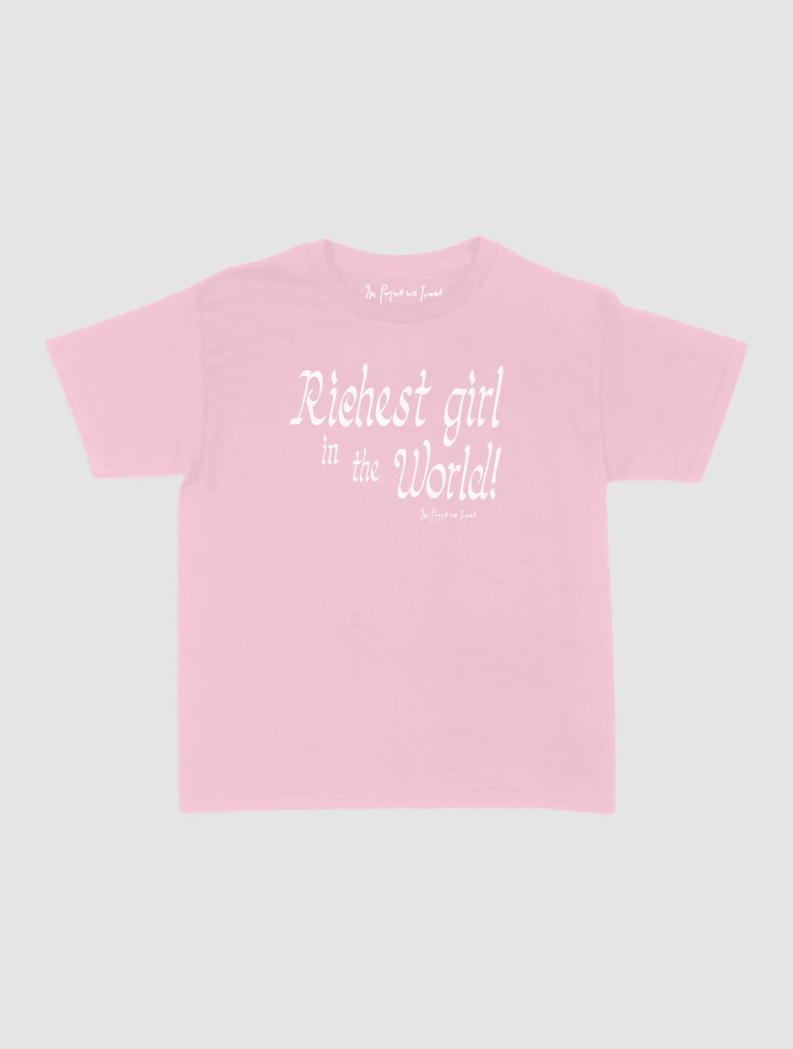 richest girl baby tee - In Print We Trust