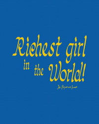 richest girl baby tee