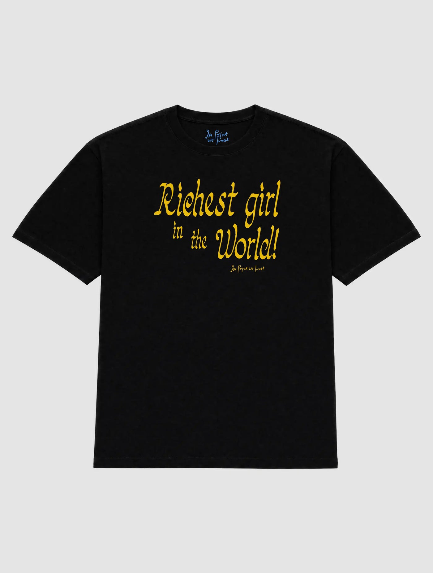 richest girl heavyweight tee