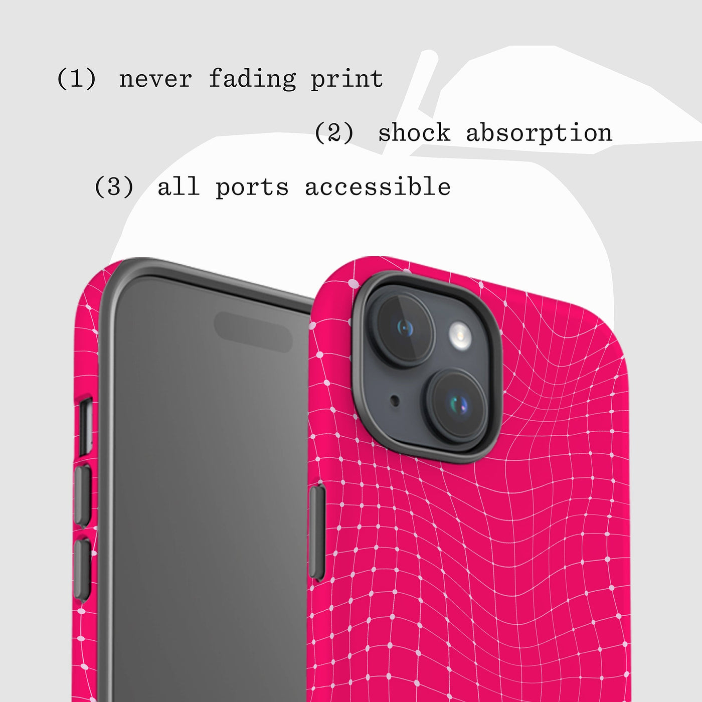 ripple tough iPhone case - In Print We Trust