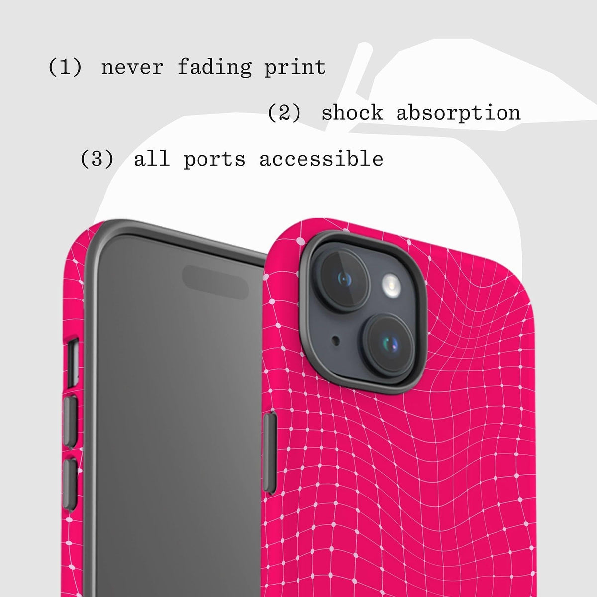 ripple tough iPhone case - In Print We Trust