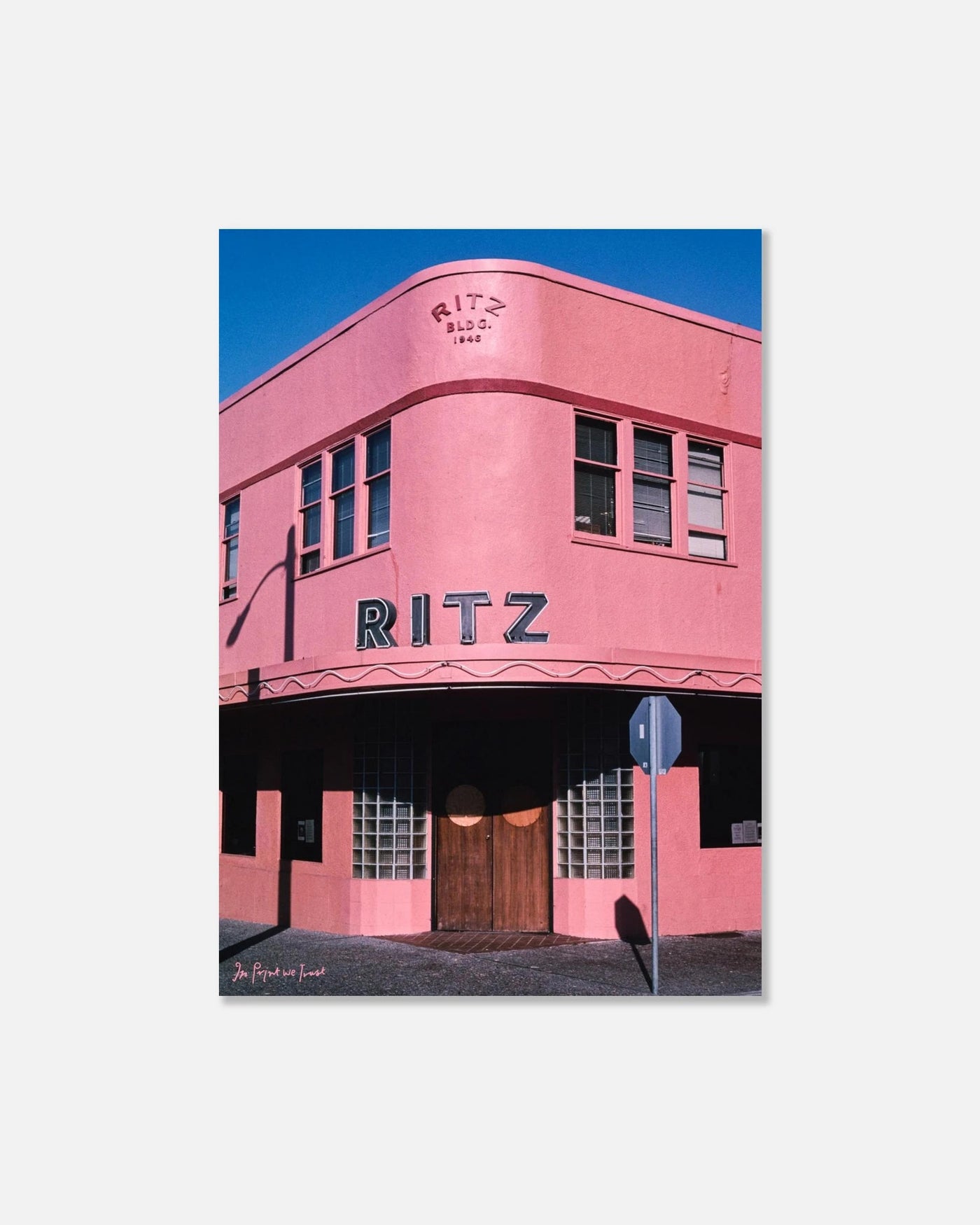 ritz print - In Print We Trust