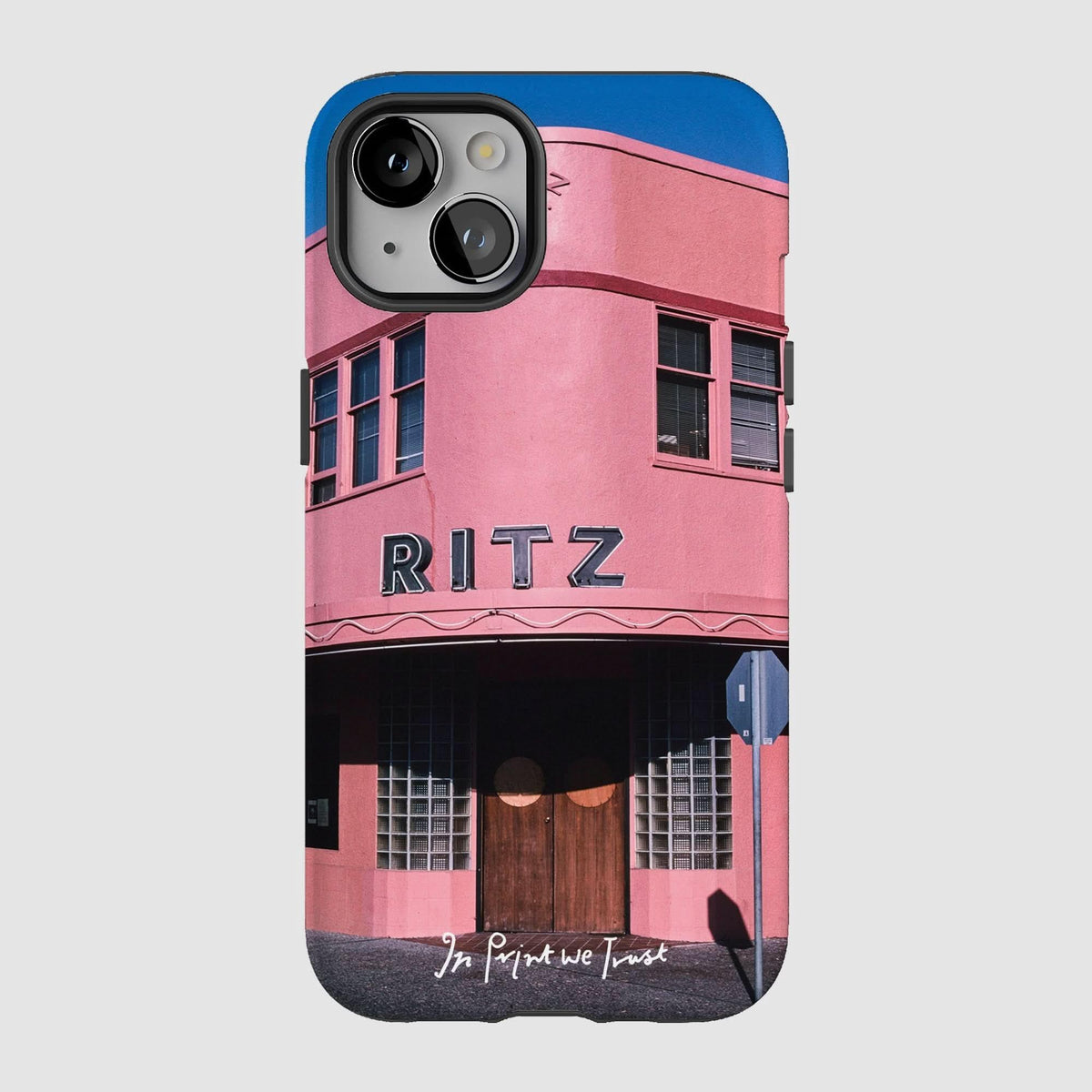 ritz tough iPhone case - In Print We Trust