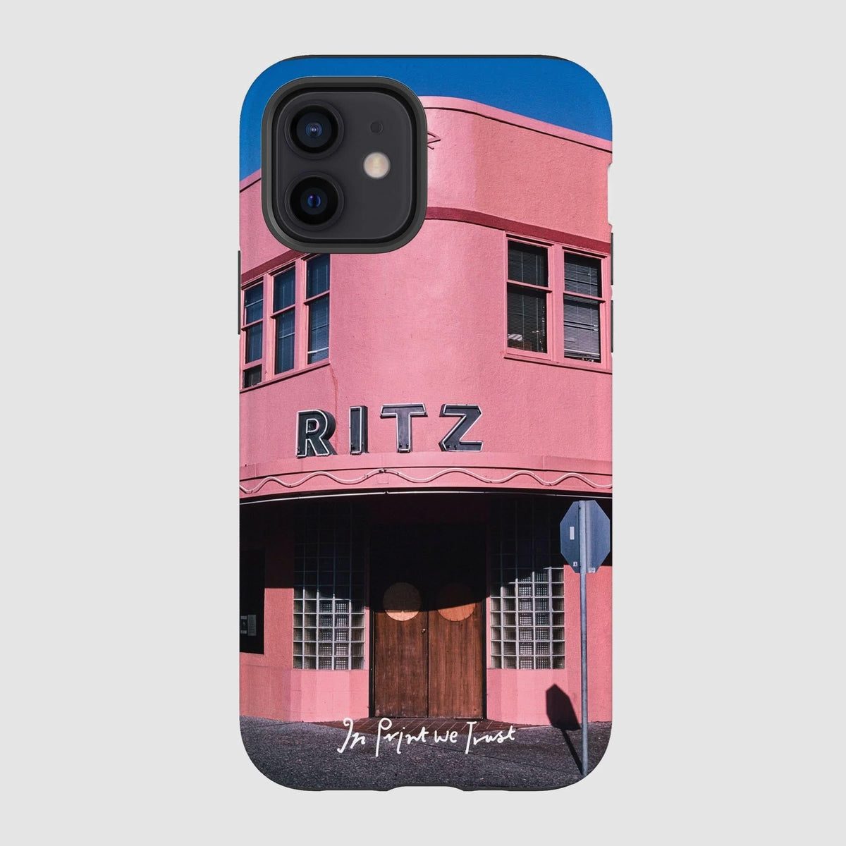 ritz tough iPhone case - In Print We Trust
