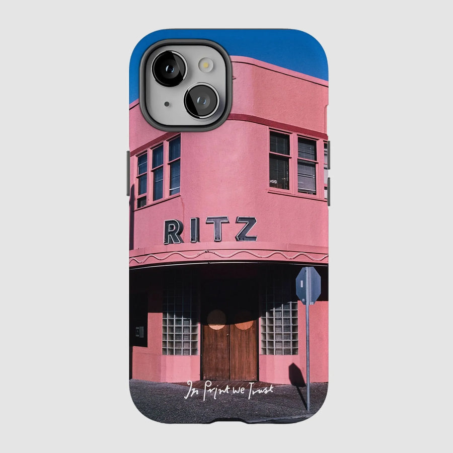 ritz tough iPhone case - In Print We Trust