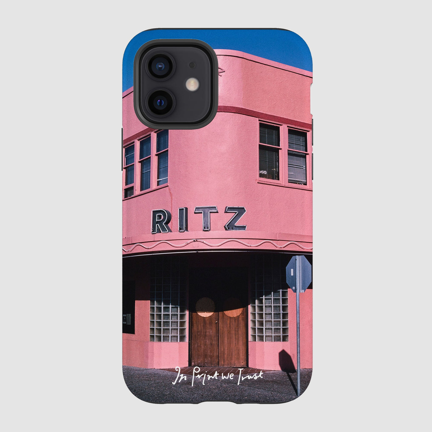 ritz tough iPhone case - In Print We Trust