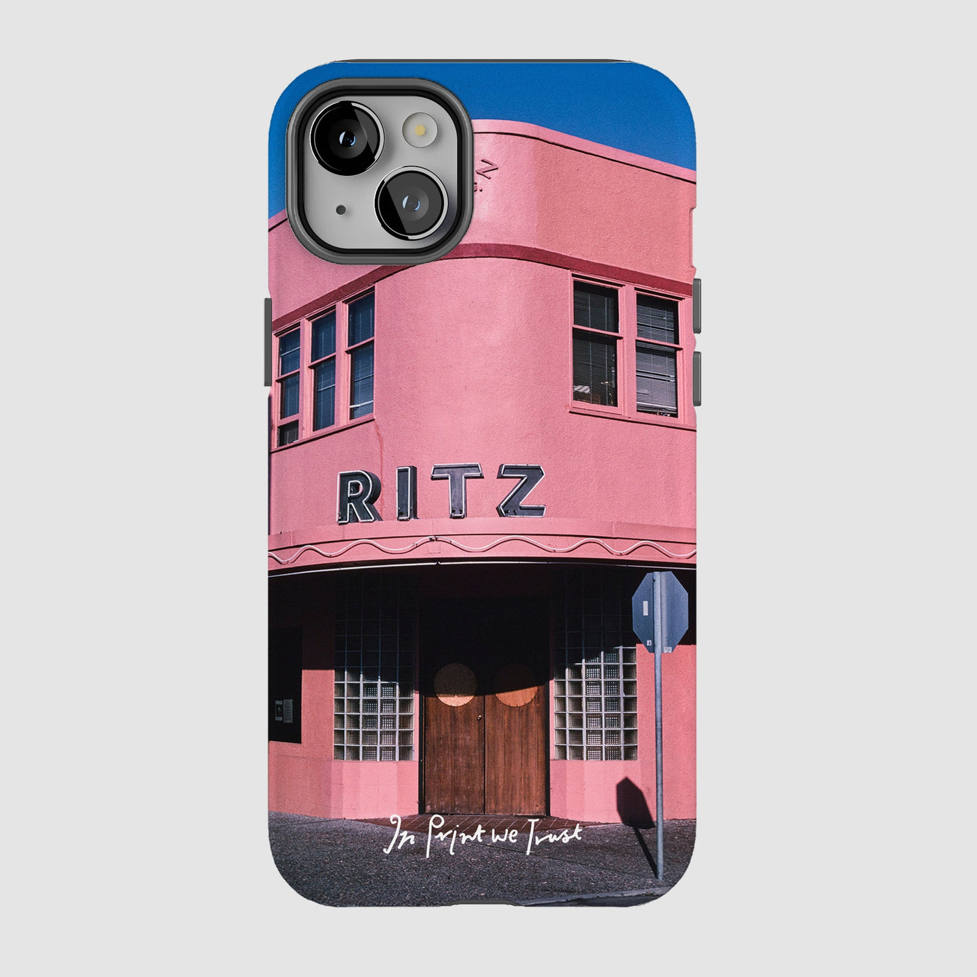 ritz tough iPhone case - In Print We Trust
