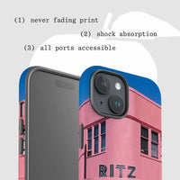ritz tough iPhone case - In Print We Trust