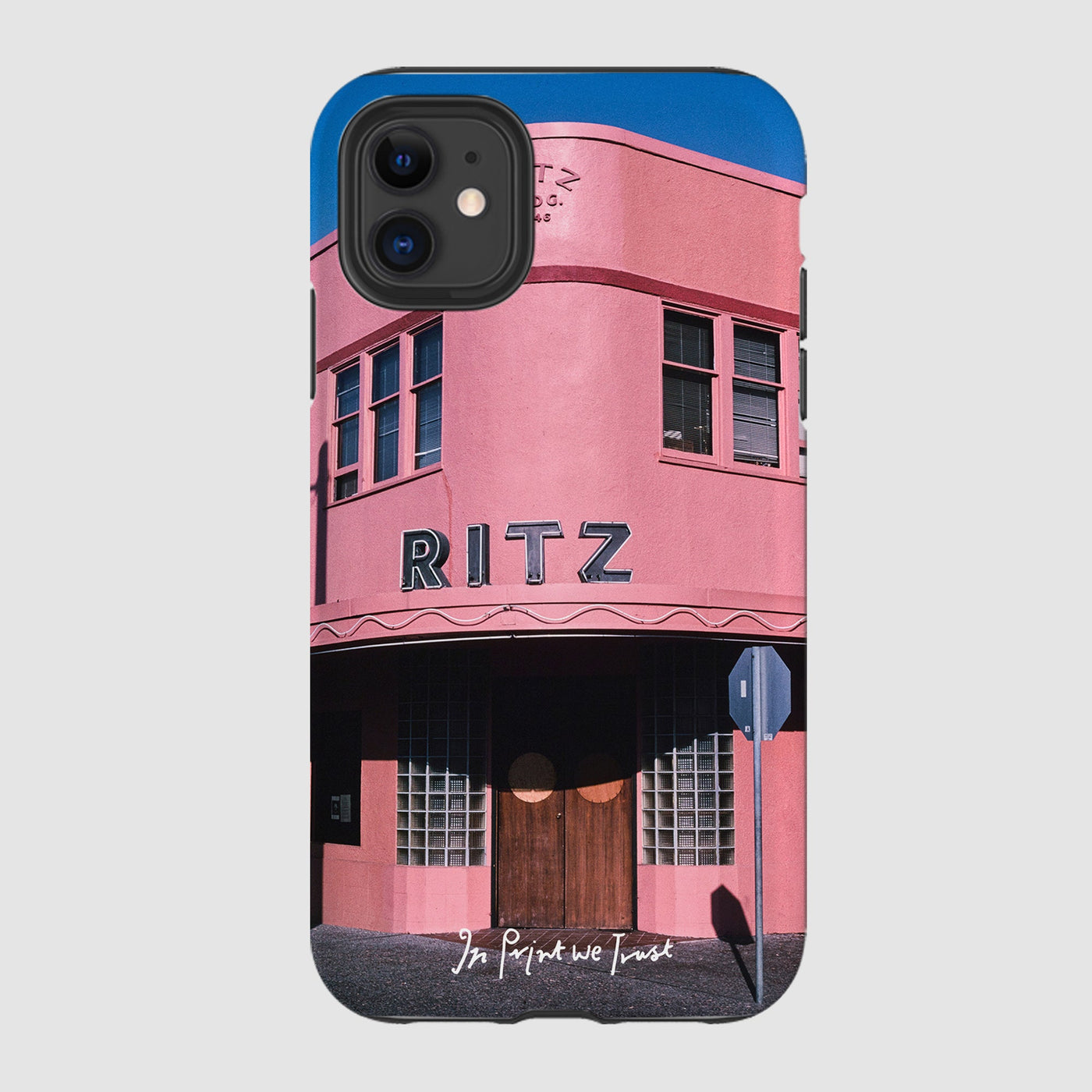 ritz tough iPhone case - In Print We Trust