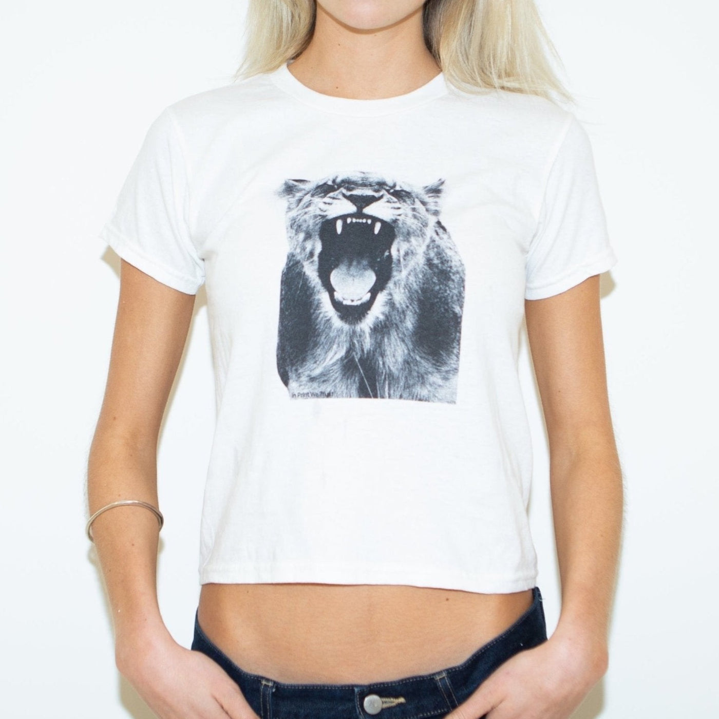 'Roar' baby tee - In Print We Trust