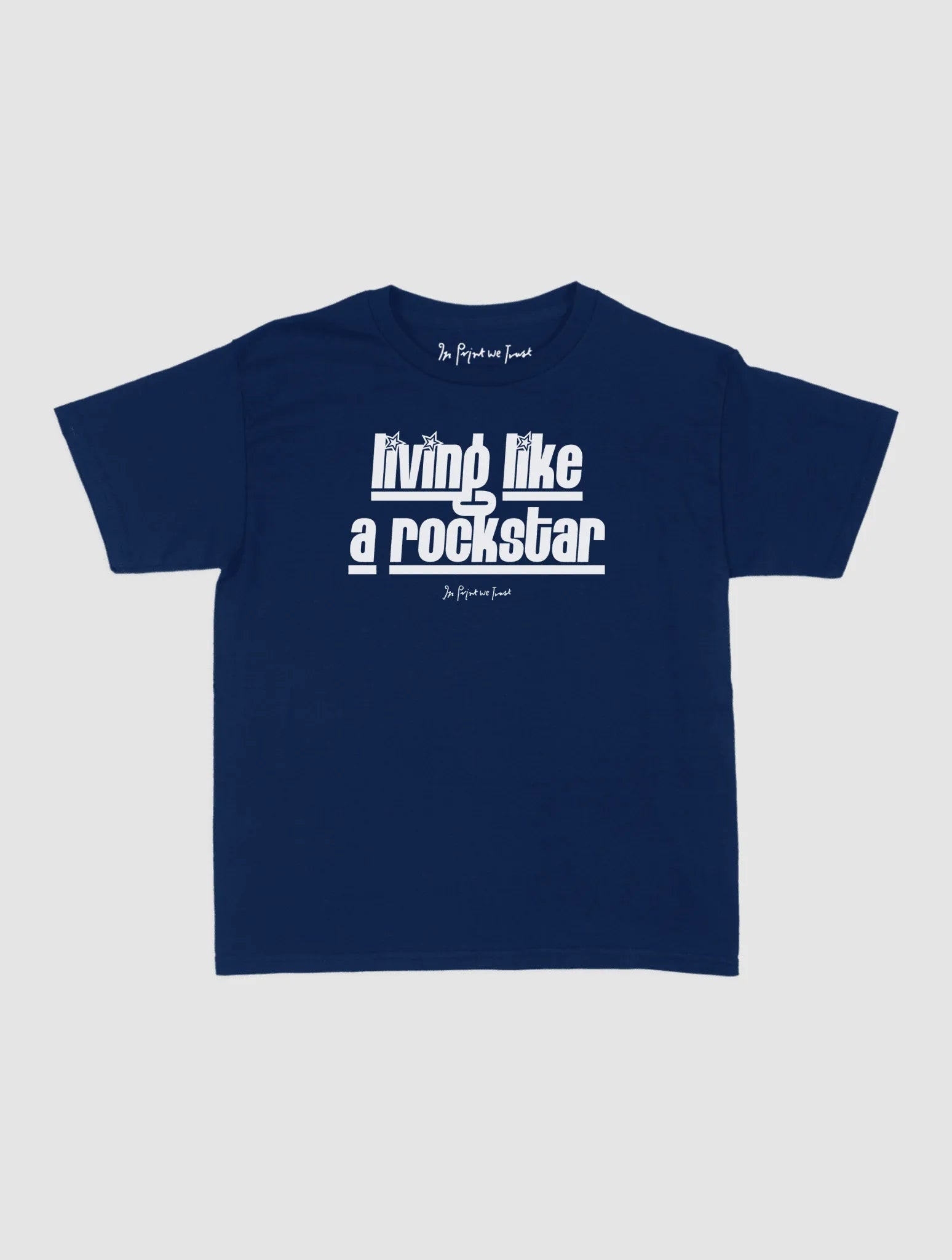 rockstar baby tee - In Print We Trust